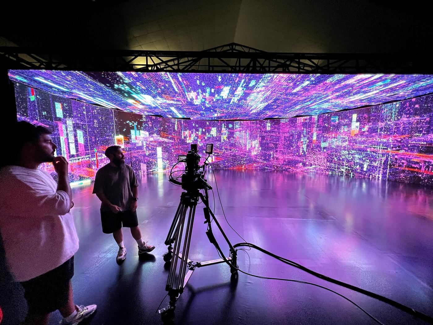 Immersive LED oda çekimi